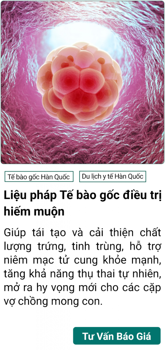 tế bào gốc chữa trị hiếm muộn