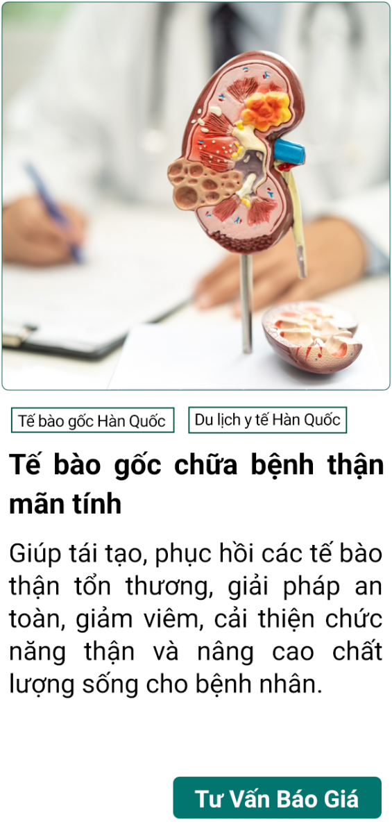 tế bào gốc hàn quốc điều trị bệnh thận mãn tính